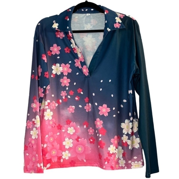 Floral Pullover 2 Sweater Bundle - Size Small (Oversized) NWOT - Picture 4 of 9